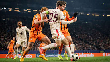 Scene from the match Shakhtar Donetsk vs. FC Bayern