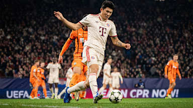 Scene from the match Shakhtar Donetsk vs. FC Bayern