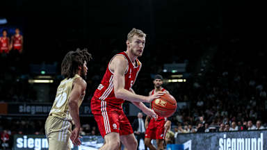 Niels Giffey und der FC Bayern Basketball müssen im letzten Spiel vor Weihnachten gegen Oldenburg antreten.