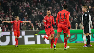 Spielszene aus dem Bundesliga-Spiel FC Bayern vs. TSG Hoffenheim