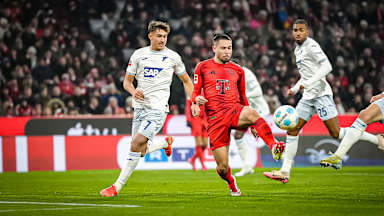 Scene from the Bundesliga match between FC Bayern and TSG Hoffenheim