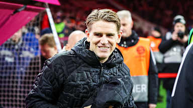Christoph Freund nach dem Spiel FC Bayern - TSG Hoffenheim