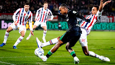 Igor Paixao von Feyenoord Rotterdam im Auswärtsspiel bei Willem II Tilburg.
