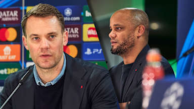 press conference Celtic Bayern Manuel Neuer Vincent Kompany