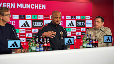 Vincent Kompany Max Eberl press conference Leverkusen