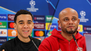 Vídeo de la rueda de prensa previa al partido entre el Celtic Glasgow y el FC Bayern con Jamal Musiala y Vincent Kompany