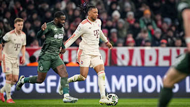Spielszene aus der Partie FC Bayern gegen Celtic Glasgow