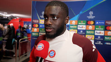 xxx im Interview nach dem Champions League-Spiel des FC Bayern bei Bayer 04 Leverkusen