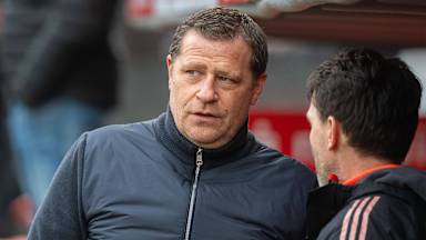 Sportvorstand Max Eberl vor dem Bundesliga-Spiel Union Berlin vs. FC Bayern im Stadion an der Alten Försterei