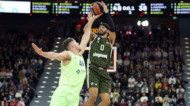 Mit 100:78 gewann der FC Bayern das EuroLeague-Hinspiel im SAP Garden gegen den FC Barcelona