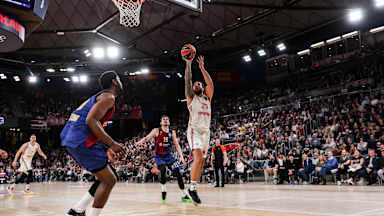 Der FC Bayern Basketball gewinnt auch das Auswärtsspiel in Barcelona