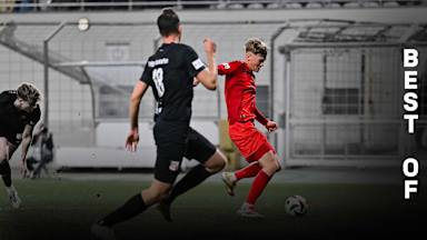 Samuel Unsöld im Spiel der FC Bayern Amateure gegen die SpVgg Hankofen Hailing.