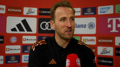 Harry Kane im Interview nach dem Spiel gegen St. Pauli