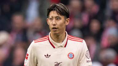Hiroki Ito im Bundesliga-Spiel zwischen dem FC Bayern und dem FC St. Pauli