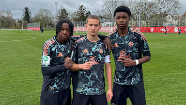 Die Torschützen der FCB-U17.