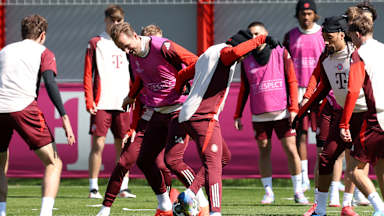 Training Bayern Champions League Inter Milan