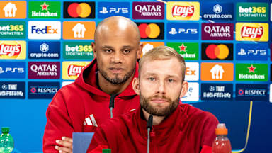press conference Bayern Inter Milan Konrad Laimer Vincent Kompany