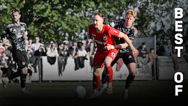Lennard Becker im Spiel der FC Bayern Amateure gegen den TSV Aubstadt.
