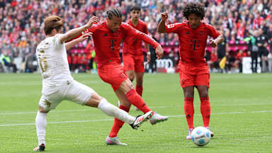 Scene from FC Bayern v FSV Mainz