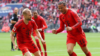 Spielszene aus dem Bundesliga-Spiel FC Bayern vs. Mainz 05