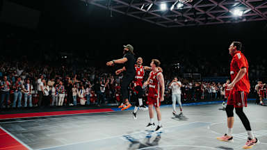 Der FC Bayern Basketball gewinnt erstmals in dieser Saison gegen den MBC