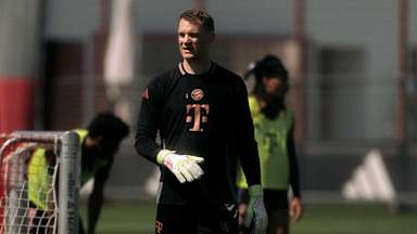 Manuel Neuer im Training des FC Bayern