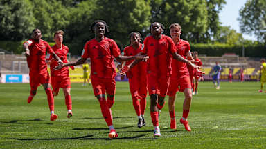 Jubel bei der FCB-U17.