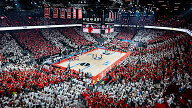 Playoff-Stimmung im SAP Garden