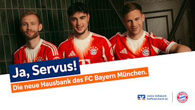 FC Bayern und Meine Volksbank Raiffeisenbank eG