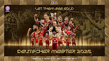 FC Bayern Basketball is German Champion 2025