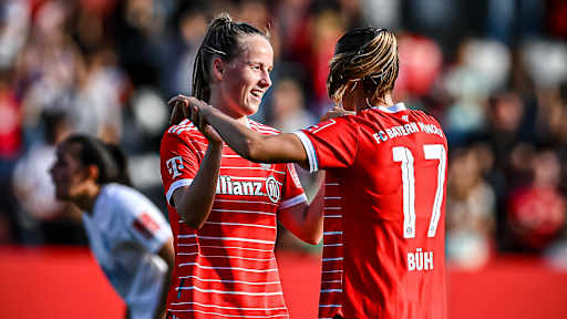Klara Bühl, Jubel, FC Bayern Frauen