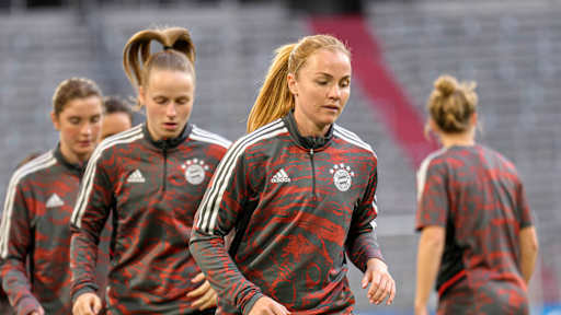 FC Bayern Women final training Allianz Arena