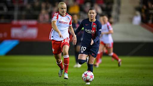 FC Bayern Frauen, Pernille Harder, Zweikampf