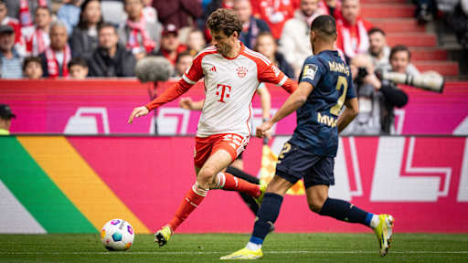 Spielszene aus dem Bundesliga-Spiel FC Bayern gegen 1. FSV Mainz 05