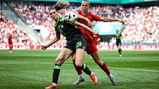 ..., FC Bayern Frauen im Pokalfinale gegen den VfL Wolfsburg
