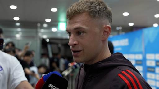 Interview mit Joshua Kimmich nach dem Testspiel des FC Bayern gegen Tottenham Hotspur auf der Audi Summer Tour in Seoul.