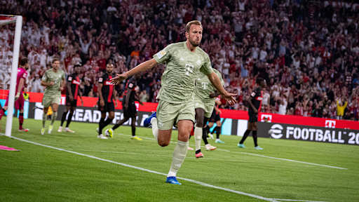 Harry Kane FC Bayern gol contra Bayer 04 Leverkusen