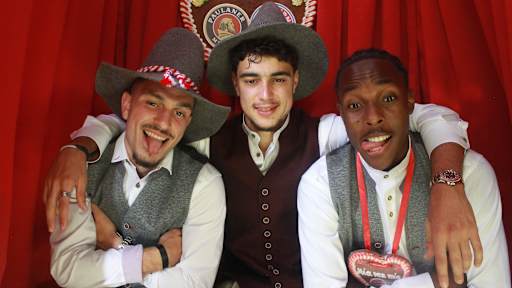 Photo booth at Wiesn visit: FC Bayern at Oktoberfest 2024