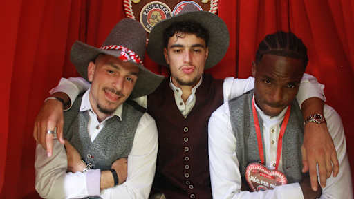 Photo booth at Wiesn visit: FC Bayern at Oktoberfest 2024