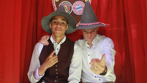 Photo booth at Wiesn visit: FC Bayern at Oktoberfest 2024