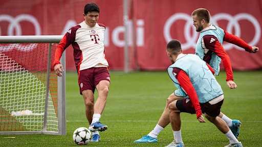 Última sesión de entrenamiento antes del partido de Champions en casa del Aston Villa