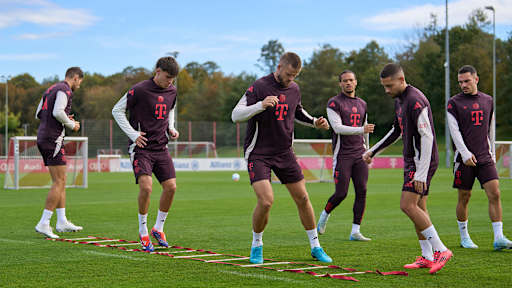 Bayern training during the international break