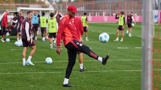 Bayern training during the international break
