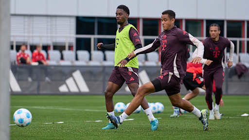 Bayern training during the international break