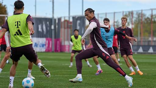 Bayern training during the international break