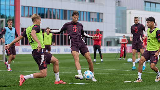 Bayern training during the international break