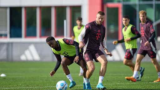 Bayern training during the international break