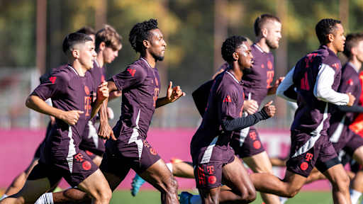 Bayern training during the international break