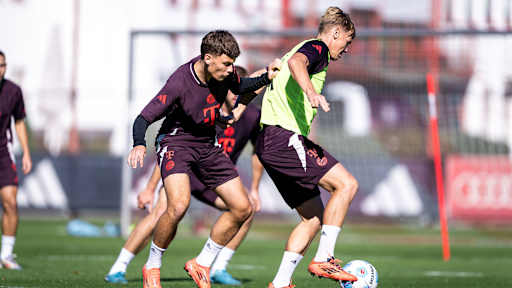 Bayern training during the international break