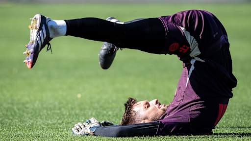 Bayern training during the international break